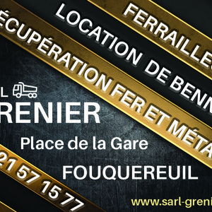 sarl grenier Fouquereuil, Récuperation matériaux, Location de bennes